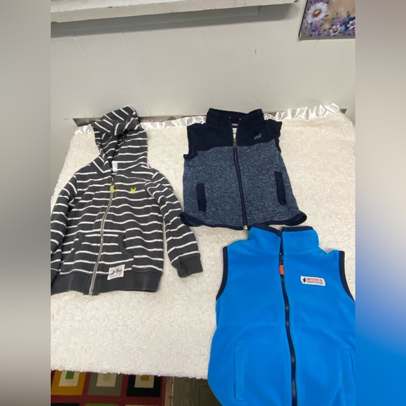 Carter's Other - Boys 2T jacket and vests bundle of 3 pcs